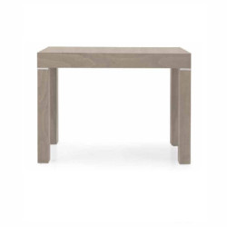 Tavolo consolle in legno moderno tortora allungabile 300-50-x90cm